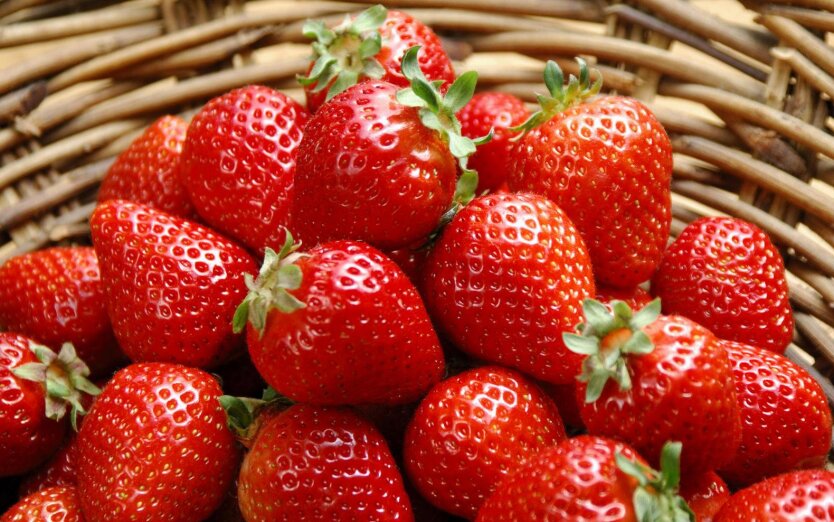 Prices for cherries and strawberries