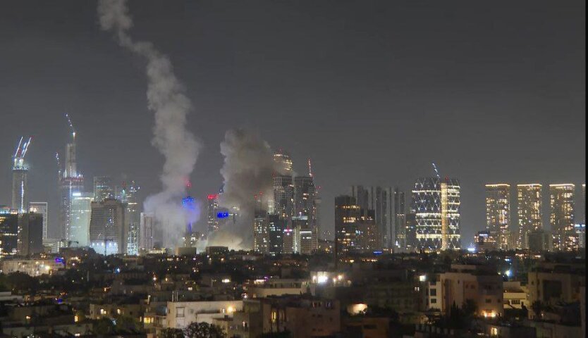 Iran wystrzelił ponad 100 balistycznych rakiet w kierunku Izraela: wideo
